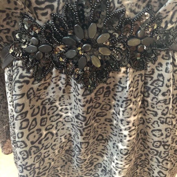 Ladies Nicole Miller blouse two-piece camisole - Picture 5 of 7